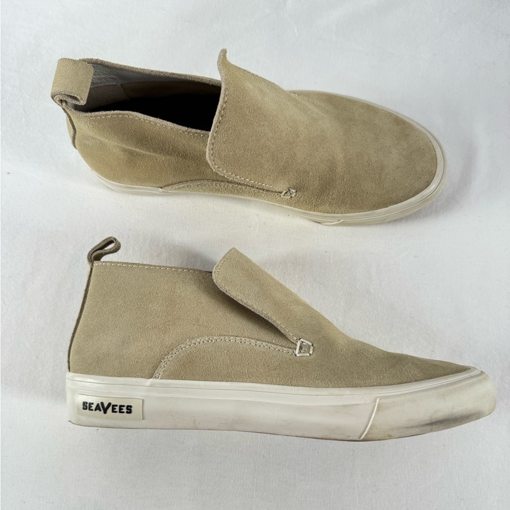 SeaVees Huntington Middie Suede Slip On Shoe in Taupe‎ Size 8.5